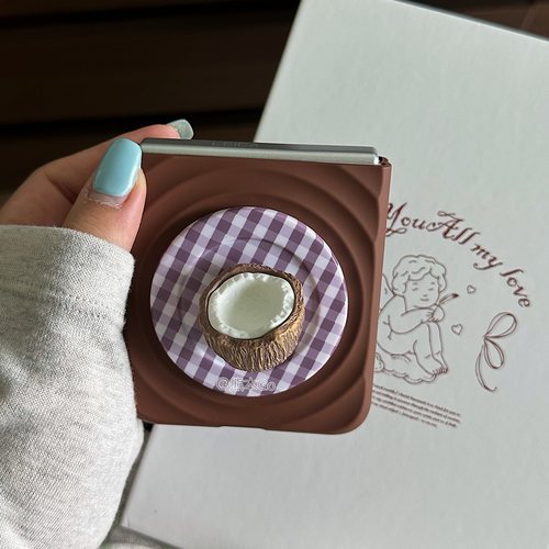 立体巧克力支架三星zflip7手机壳