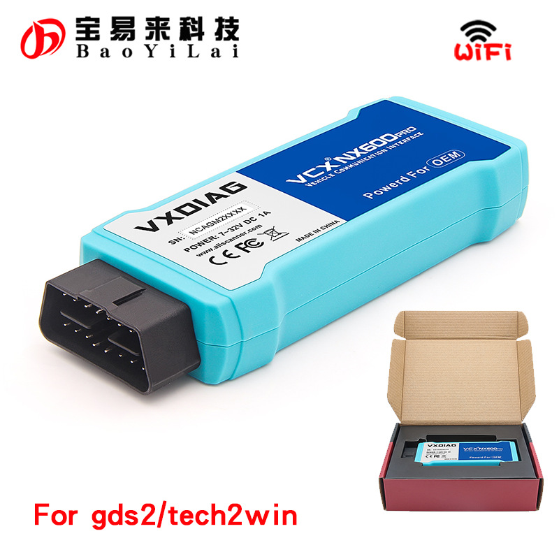 VXDIAG NANO GDS2 NX600 WIFI For GM GDS2 Tech2win汽车诊断仪