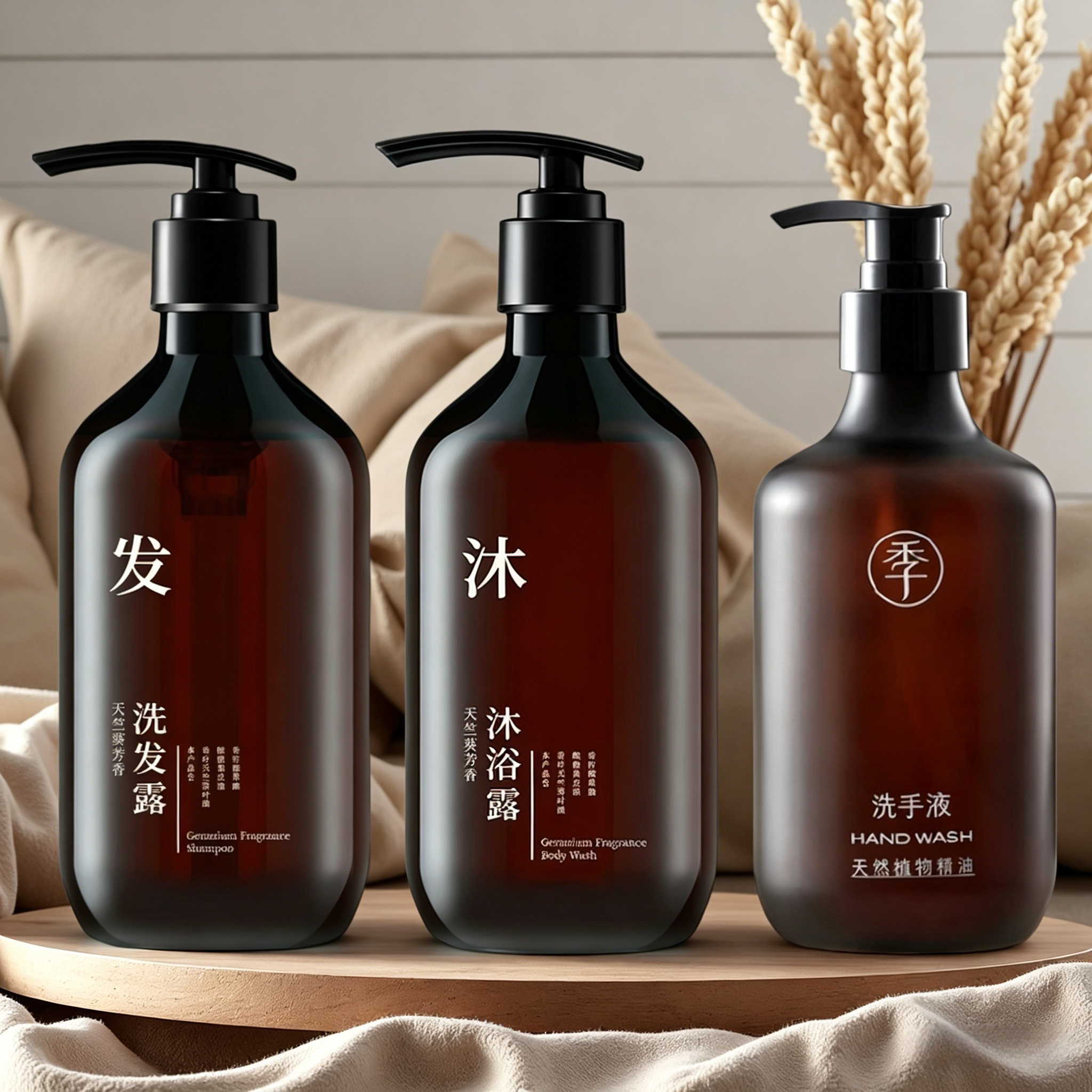 全季同款酒店雪松木乳香油沐浴露图片