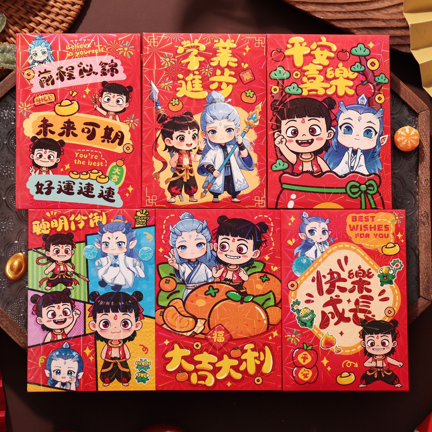 2026新款马年红包袋新年利是封个性创意卡通用动漫春节压岁包炫彩