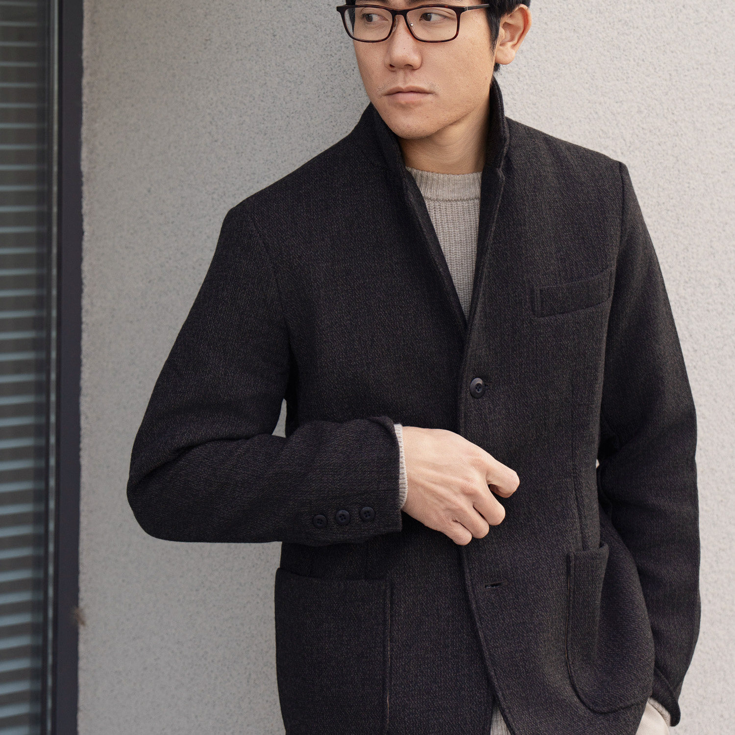 ARBA高级轻通勤复古静奢羊毛西服