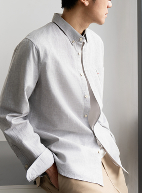 Arba设计 S190 春夏高级轻通勤海风度假新疆棉亚麻极简静奢衬衫