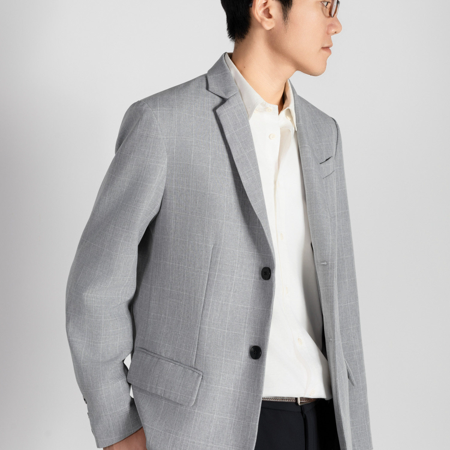 ARBA高级感复古格休闲西装