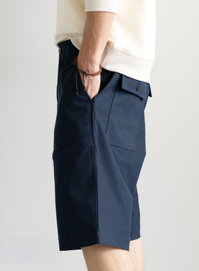 Arba设计 D44夏高级轻户外静奢通勤速干抑臭防泼水百慕达工装短裤