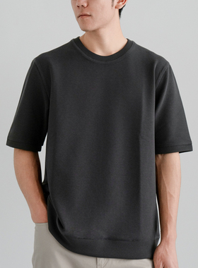 Arba设计 T163 夏高级轻户外静奢通勤新疆棉抗皱零压机能深灰T