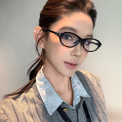 弗瑞姆眼镜框书呆子小框女素颜ins防蓝光近视可配度数平光镜架180