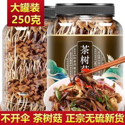 茶树菇干货不特级开伞云