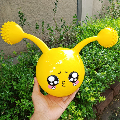 儿童甩甩球铃铛宝宝抓握弹力