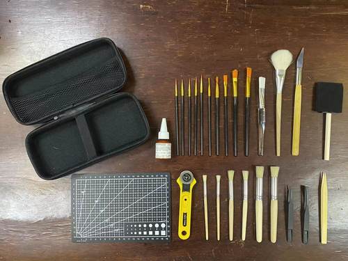 山石彦页工具套装贴箔贴金