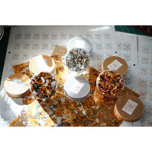 唐三彩碎箔 金箔银箔纸烧箔彩箔手工DIY美甲亮片贴片贴金非遗