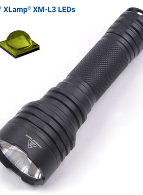 21700强光手电筒CREE XM-L3大功率18W户外搜索远射6A恒流2000流明