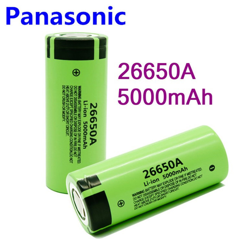 26650松下大容量5000mah可充电锂电池3.7动力单杆机手电筒配件