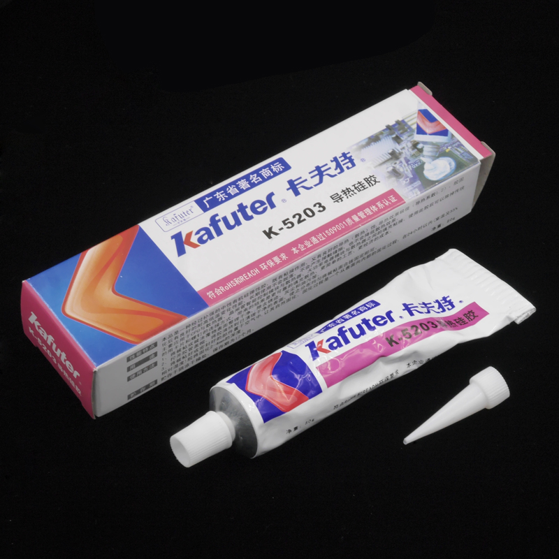 导热硅胶k-5203卡夫特led粘性80g