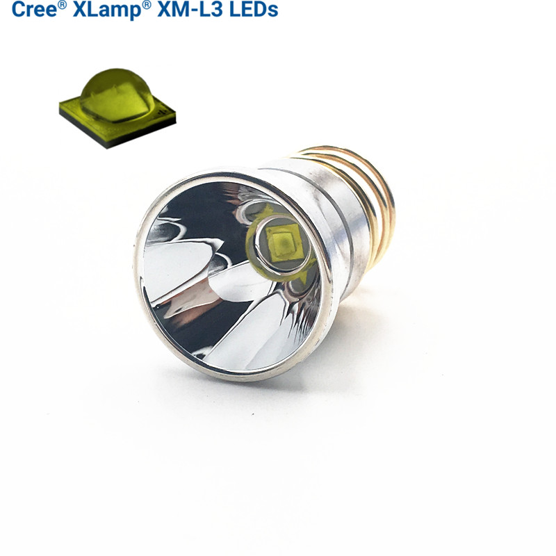 26.5开口CREE XM-L3白光5A恒流温控1600LM手电筒一体灯头DIY配件