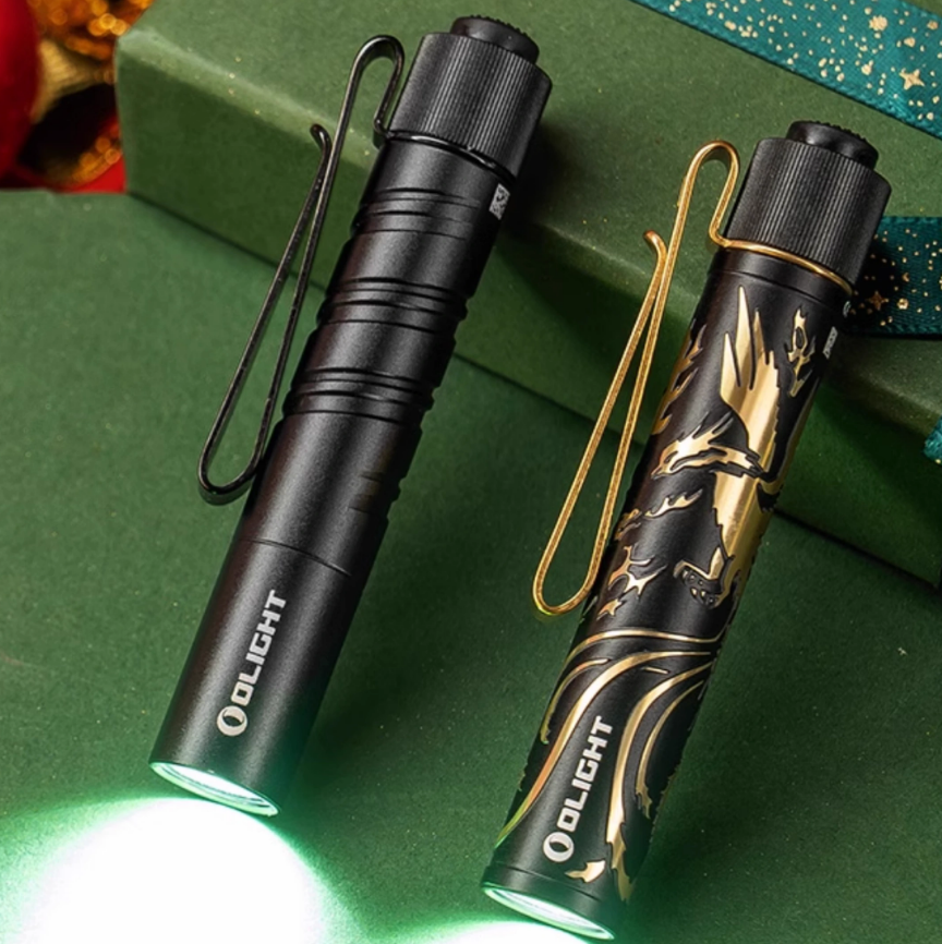 OLIGHT傲雷i3T2双档直筒便携新一代抱夹AAA尾按7号EDC迷你小手电