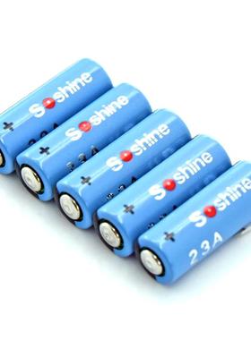 soshine 23A碱性电池12V MN21 A23 21/23 23A MN21B 门铃用遥控器