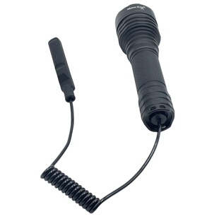 M45大功率6A手电筒18W老鼠尾3个点触开关双开关带锁定2档延长控制