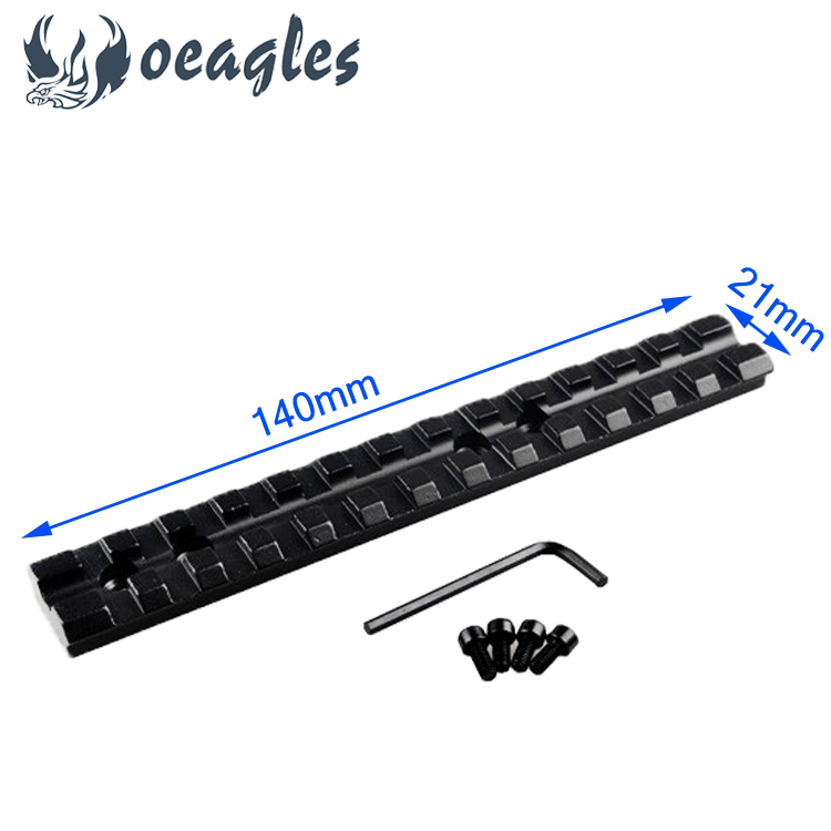 平面140mm轨道专用自行车手电筒铝合金皮轨夹20mm导轨
