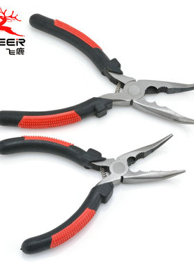 飞鹿 6英寸150mm /8英寸200mm弯咀钳 高碳钢弯嘴钳 弯口钳RT-526A