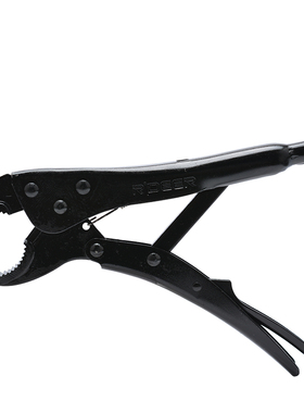 飞鹿 黑色圆口大力钳 大力钳 7/10英寸大力钳 夹持钳 RT-L07/10