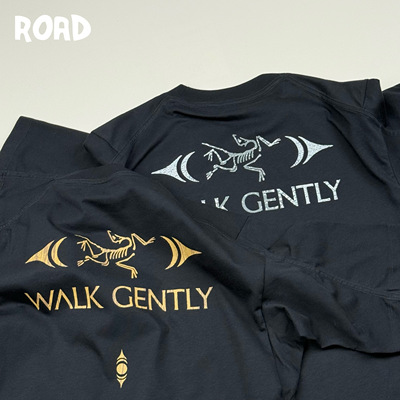 始祖鸟Arc'teryx Walk Gently联名天使之眼鱼鳞纯棉男女短袖T恤