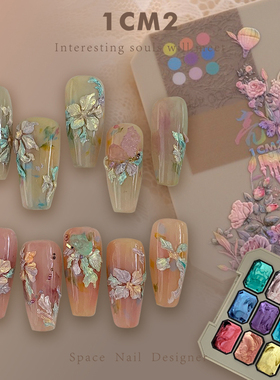 1CM2原创美甲 艺术浮雕胶 免洗固态雕艺绘画肌理甲油胶2024新品