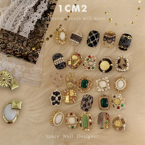 1CM2原创美甲蕾丝转印纸秋冬