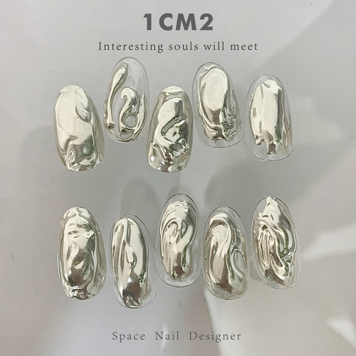 1CM2原创美甲进口镜面金属魔镜粉