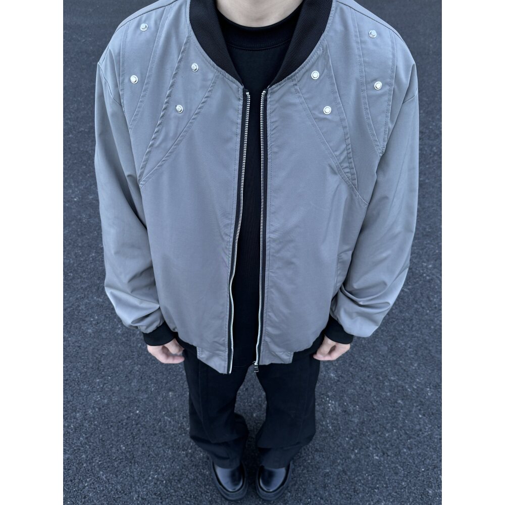棒球服铆钉夹克外套1501-1-JK105-P75控价109,男装夹克,星座501-1