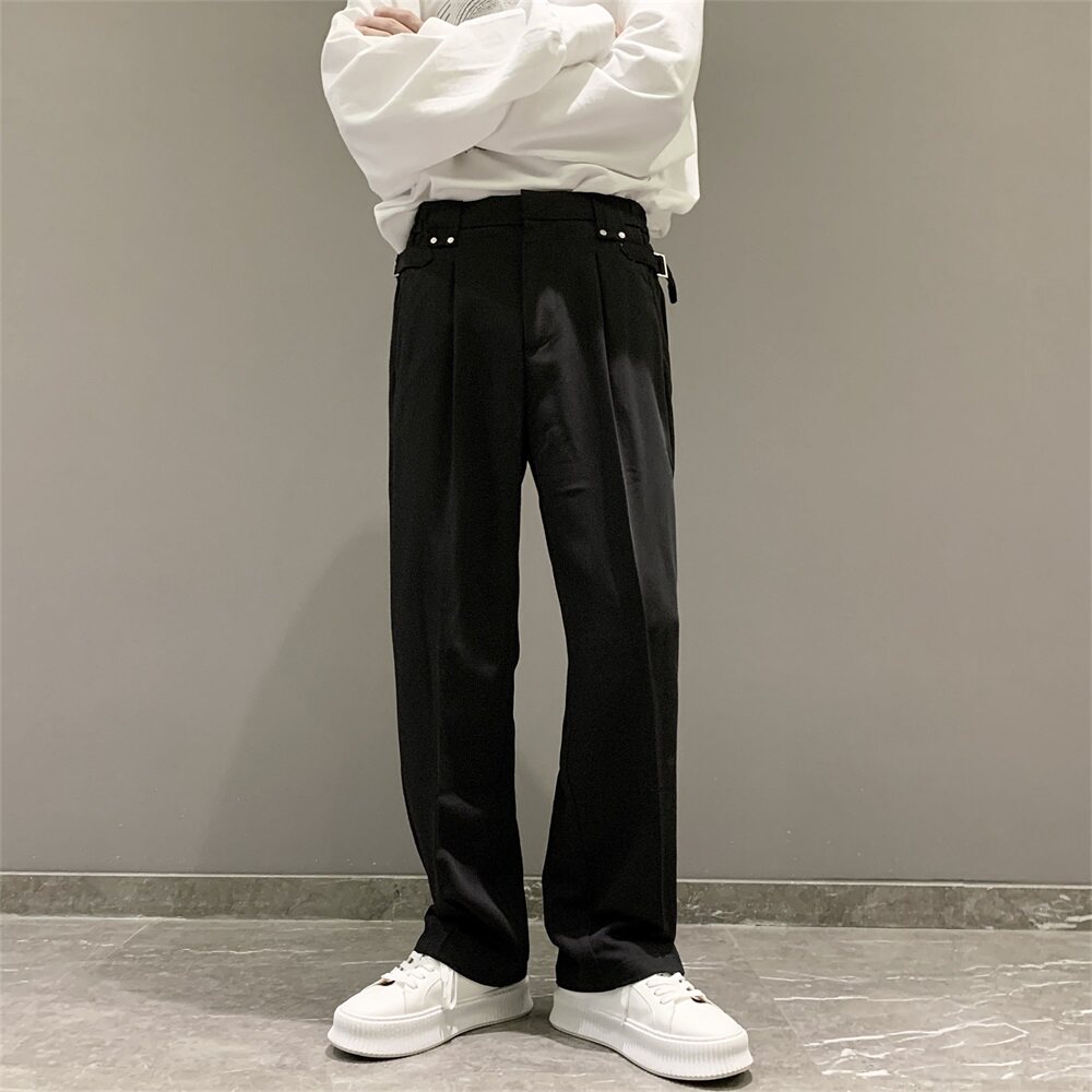 可调节裤腰休闲直筒西裤501-1,男装休闲裤,星座501-1