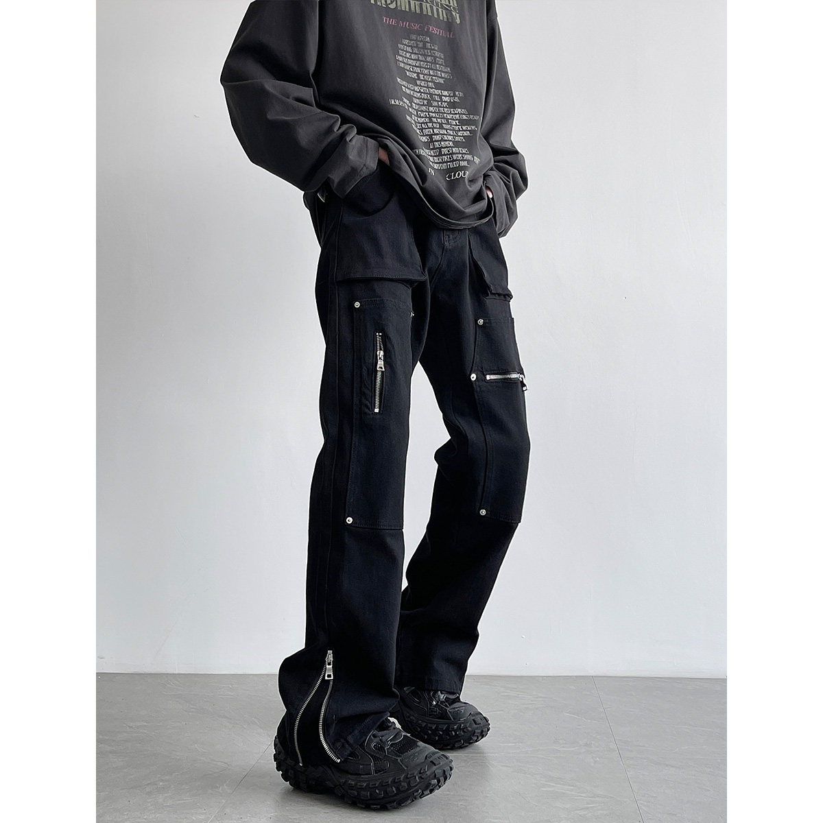 高品质弹力~休闲伐木裤工装裤11501-1-FM560-P65,男装工装外套,星座501-1
