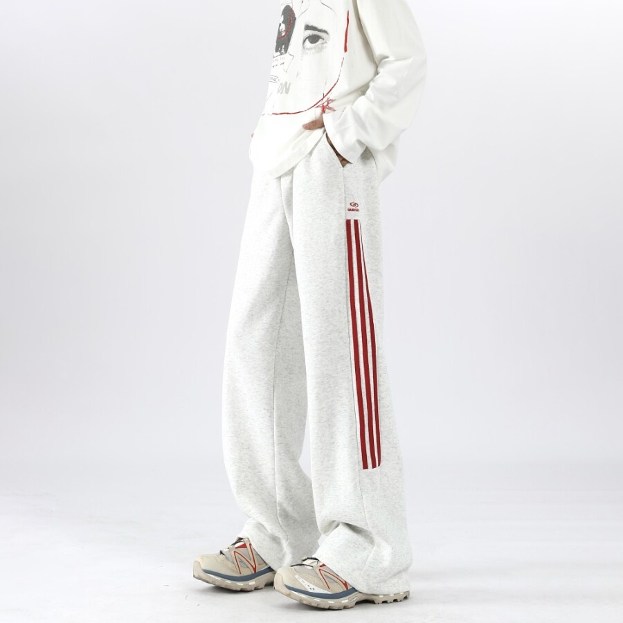 潮牌拼接条纹藏青色休闲卫裤2501-1-K2035-P65控价89,男装休闲裤,星座501-1