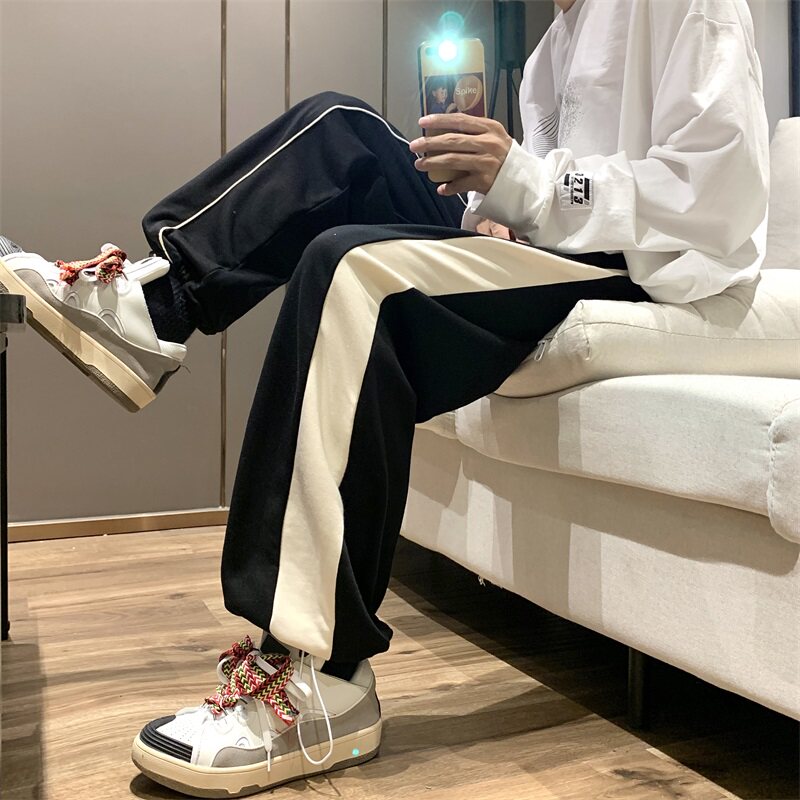 潮流拼色休闲裤 501-1-K321-45 控价58图片