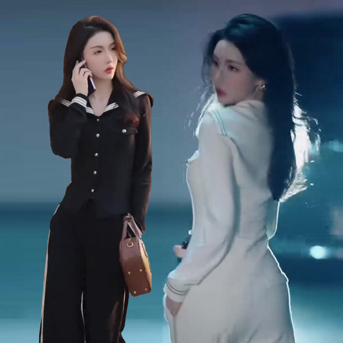春秋新款休闲运动服套装女两件套