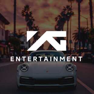YG Entertainment汽车车贴YG娱乐明星歌手电动车行李箱笔记本贴纸