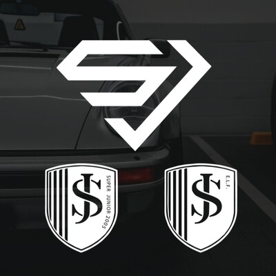 汽车车贴Super Junior 2024 super show 演唱会装饰电动车贴纸