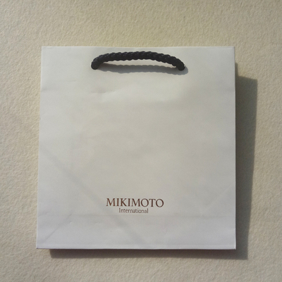 日本专柜 MIKIMOTO 御木本 手提袋 购物袋 纯色 现货