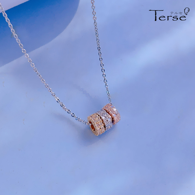 国内现货日本Leafy女神气质项链转运珠幸运草吊坠锁骨链时尚百搭