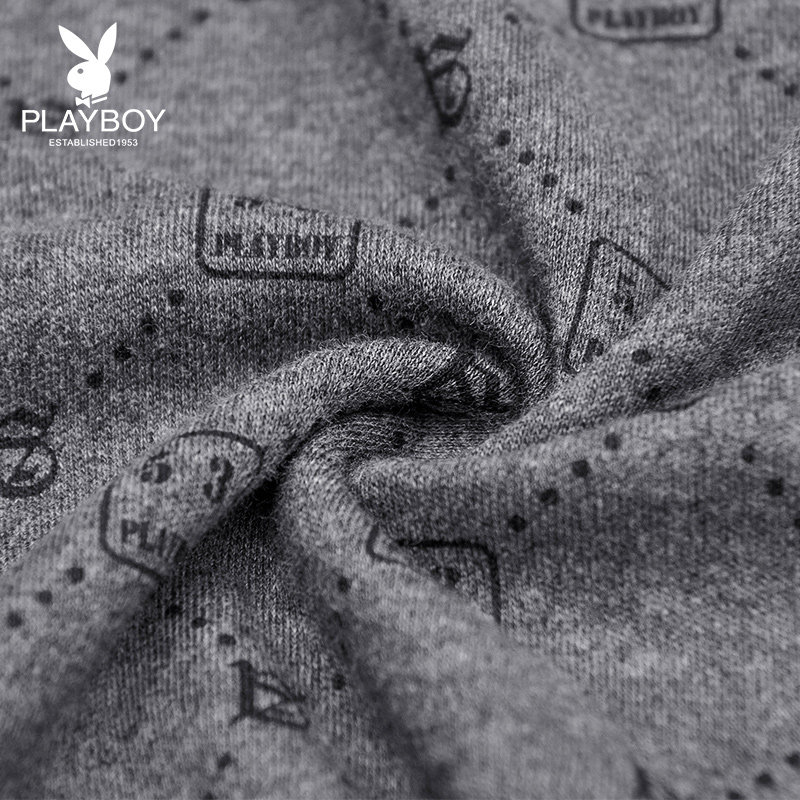 Sous-vêtement chaud jeunesse PLAYBOY simple en coton - Ref 767036 Image 4