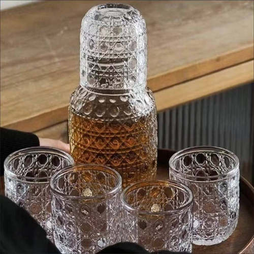 古风ins茶壶醒酒器红酒杯网红玻璃冷水壶果汁小酒壶饮料泡茶杯壶