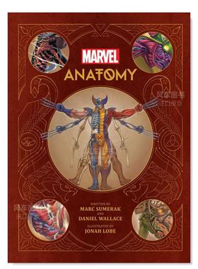 漫威解剖学:超能力者科学研究 Marvel Anatomy:A Scientific Study of the Superhuman 英文原版角色原画插画集黑豹 可单拍