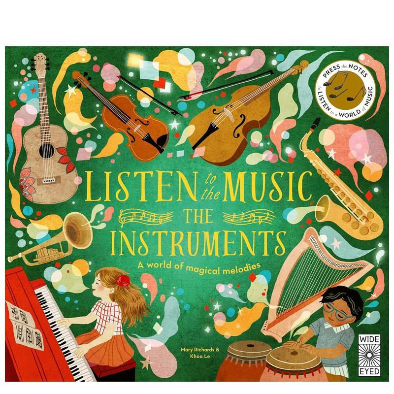 【现货】【有声书】聆听音乐：乐器 Listen to the Music: The Instruments 原版英文儿童趣味图书书籍