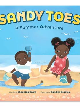 【预售】桑迪的脚趾：夏天的冒险 Sandy Toes: A Summer Adventure (a Let’s Play Outside! Book)英文儿童绘本原版图书进口外版