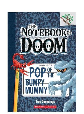【现货】英文原版儿童桥梁书 A Branches Book: The Notebook of Doom #6: PoOP OF THE BUMPY MUMMY末日笔记6：木乃伊暴动进口图