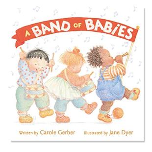 現(xiàn)貨 A英文兒童繪本原版 Babies Band 圖書進(jìn)口書籍Gerber Carole 嬰兒樂隊(duì)