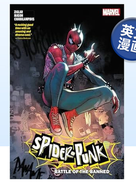 【现货】漫威漫画 蜘蛛朋克：禁地之战 Spider-Punk: Battle Of The Banned 蜘蛛侠 英文漫画书原版图书 超级英雄系列美漫书籍