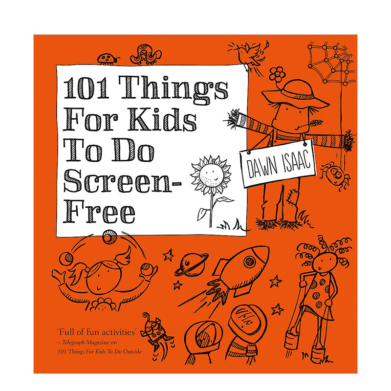 【现货】101件让孩子不用看手机屏幕做的事情 101 Things for Kids 英文儿童活动书书籍进口原版