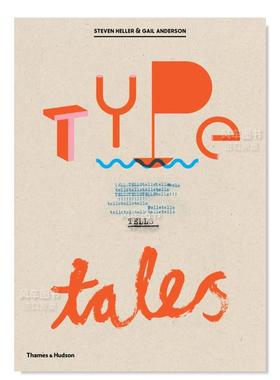 【现货】Type Tells Tales,字体讲述故事英文字体图案标志设计 原版图书外版进口书籍