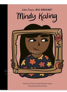 【预售】小人物大梦想系列敏迪·卡灵 英文原版儿童人物传记绘本 Mindy Kaling(Little People, BIG DREAMS,63) 励志故事3-6岁