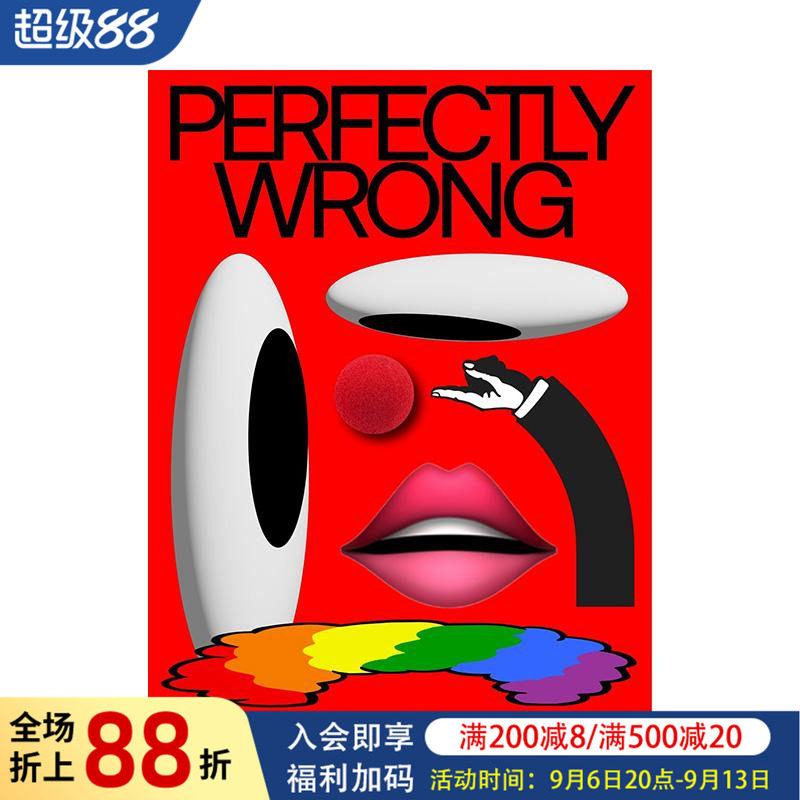 【预售】不完美主义：新媚俗设计艺术 PERFECTLY WRONG: The Art of New Kitsch Design 原版英文字体图案标志设计